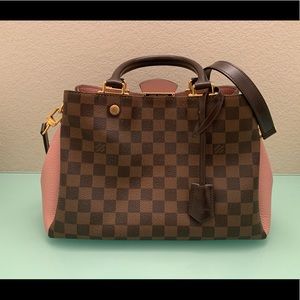 Louis Vuitton pink monogram handbag